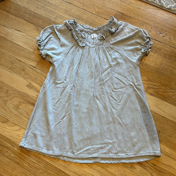 Girls Eyelet Collar Zara Dress - Picture 4 of 6